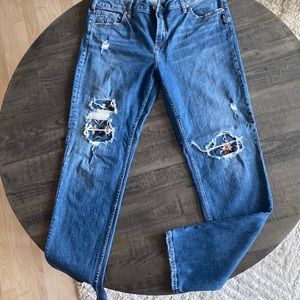 Silver- Avery slim- mid rise